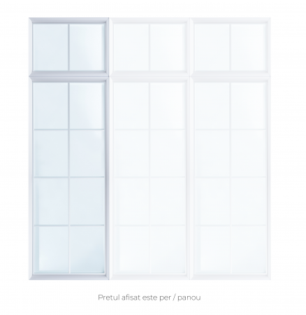 Perete despartitor sticla - Dimensiuni configurabile la comanda [1]