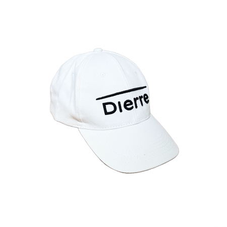 Sapca ajustabila cu logo brodat personalizat Dierre - Alb