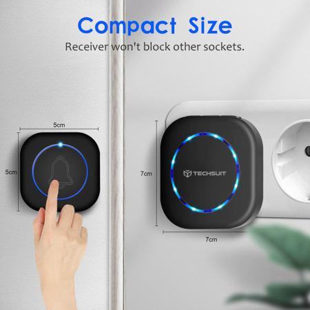 Sonerie usa Wireless - Smart - Doorbell - Acoperire 150m [3]