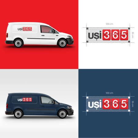 Premii cadou - Sticker autocolant van mic logo USI365