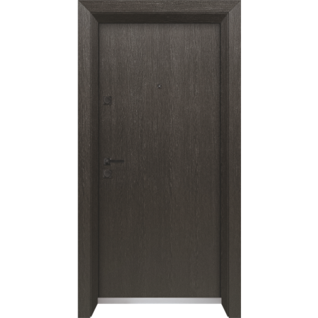 Usi de intrare in apartament - Usa antiefractie RC3 intrare apartament FORTUNA365 – Bicolora Alb Interior / Pin Negru Exterior