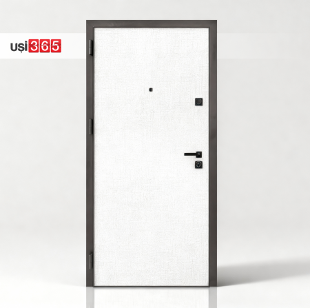 Usa antiefractie RC3 intrare apartament FORTUNA365 – Bicolora Alb Interior / Pin Negru Exterior [3]