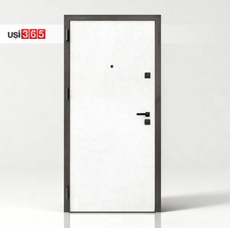 Usa antiefractie RC3 intrare apartament FORTUNA365 – Bicolora Alb Interior / Imperial Acacia Exterior [2]