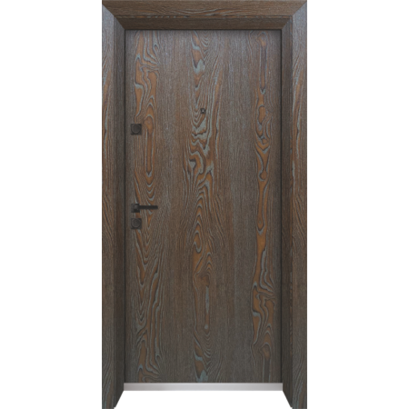 Usi de intrare in apartament - Usa antiefractie RC3 intrare apartament FORTUNA365 – Bicolora Alb Interior / Stejar Nobil Exterior