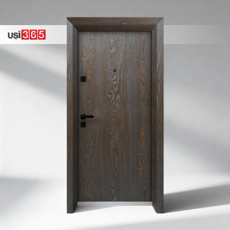 Usa antiefractie RC3 intrare apartament FORTUNA365 – Bicolora Alb Interior / Stejar Nobil Exterior [1]