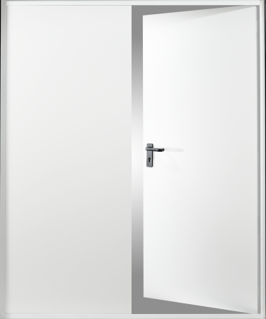 Usi Antifoc Dimensiuni Standard - Usa Antifoc Dubla EI60/120 - 2 Canaturi - Rezistenta la foc 60 /120 min - Montaj Interior
