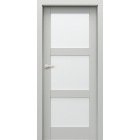 Usi PORTA Doors - Usa cu toc reglabil HDF PORTA GRANDE - Model B3 cu sticla mata
