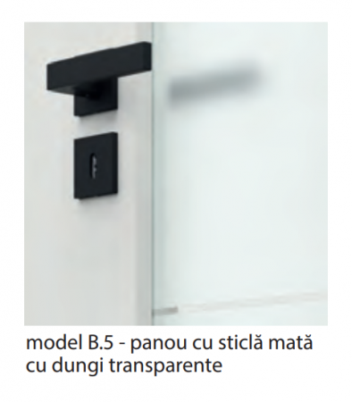 Usa cu toc reglabil HDF PORTA VERTE HOME B5 - ST/DR [5]