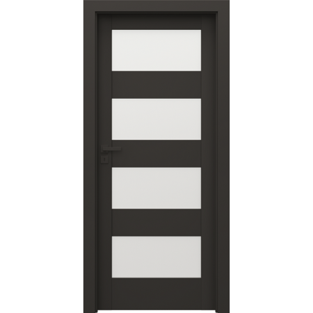 Oferta de Primavara - Usa cu toc reglabil MDF PORTA VERTE HOME BLACK - Model L4