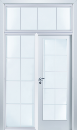 Usi frantuzesti - Usa de interior cu luminator cu geam si supra lumina