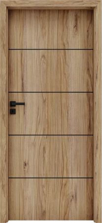 Usa de interior cu toc reglabil HDF - Frezaje decorative [3]