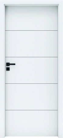 Usi Albe - Usa de interior cu toc reglabil HDF - Frezaje decorative
