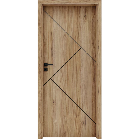 Usa de interior cu toc reglabil HDF - Frezaje decorative [3]