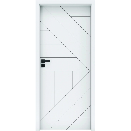 Usa de interior cu toc reglabil HDF - Frezaje decorative [12]