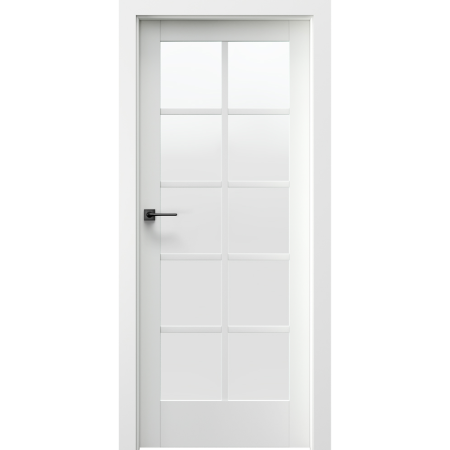 Usi frantuzesti - Usa de interior cu toc reglabil HDF PORTA VERRO V1 -Finisaj Lacuit Premium