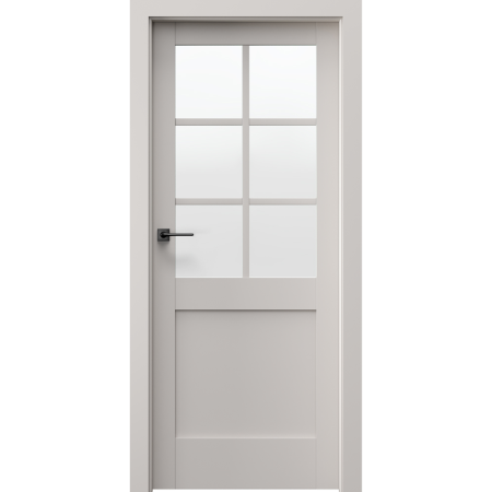 Usi frantuzesti - Usa de interior cu toc reglabil HDF PORTA VERRO V2 -Finisaj Lacuit Premium