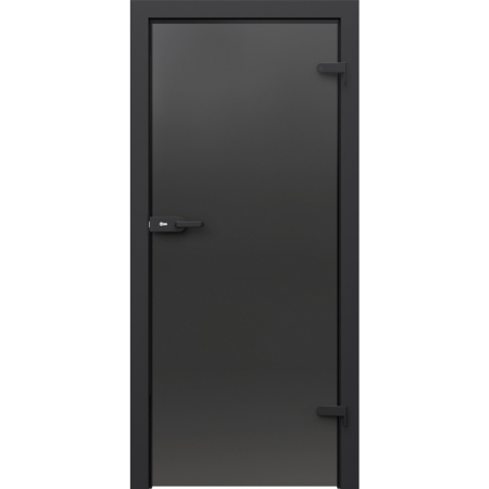 Usa PORTA PORTA GLASS CU STICLA GRAFIT + TOC PORTA SYSTEM GK CPL NEGRU [0]