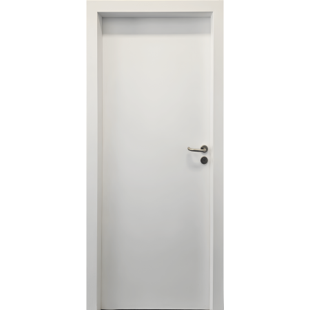 Usi de interior - Usa de interior HPL 0.7 Alb cu toc metalic / toc reglabil decor - Suprafata Antimicrobiana