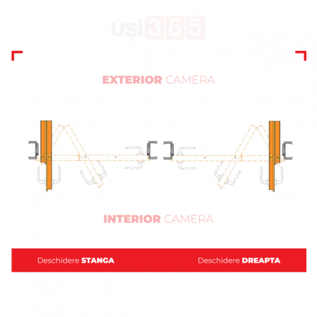 Usa de interior plianta / pliabila ALFA [3]