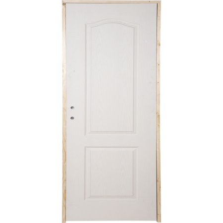 Oferta de Primavara - Usa de interior plina HDF cu toc din lemn masiv, reversibila, pregatita pentru vopsit