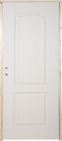 Oferta de toamna - 2025 - Usa de interior plina HDF cu toc din lemn masiv, reversibila, pregatita pentru vopsit