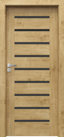 Usi PORTA Doors - Usa de interior PORTA CONCEPT cu balamale ascunse - Model A9 cu sticla neagra