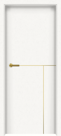 Usi PORTA Doors - Usa de interior PORTA DESIRE cu insertii metalice aurii - Model 5