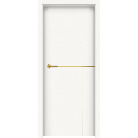 Usi cu balamale ascunse - Usa de interior PORTA DESIRE cu insertii metalice aurii - Model 5