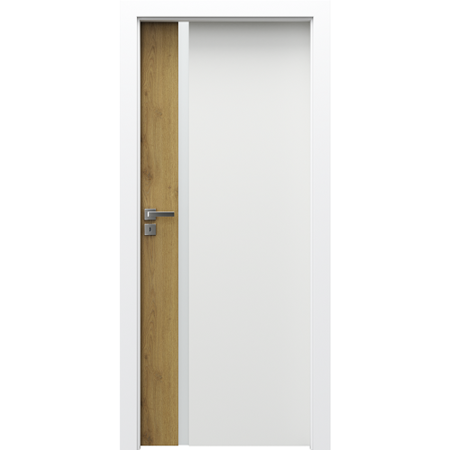 Usi de interior premium - Usa de interior PORTA DUO din pal tubular si insertii de furnir natural - Model 4.A