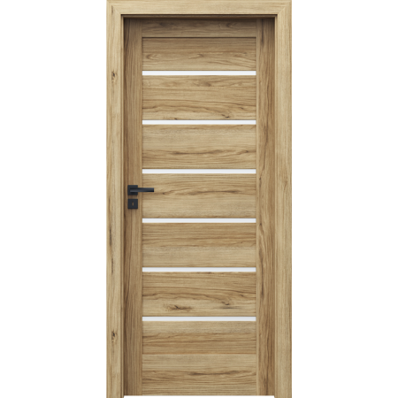 Oferta de Primavara - Usa de interior PORTA VERTE HOME cu toc reglabil - Model J6 - Sticla mata