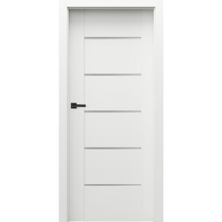 Usi PORTA Doors - Usa de interior PORTA VERTE PREMIUM cu toc reglabil - Model E5 - Sticla mata