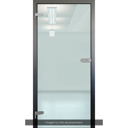 Usi Sticla - Usa de sticla Clara/Mata securizata de 8mm cu toc reglabil - complet echipata