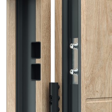 Usa exterior de intrare in casa Porta Thermo - Standard - Model Glass G.2 Antracit Structurat [8]