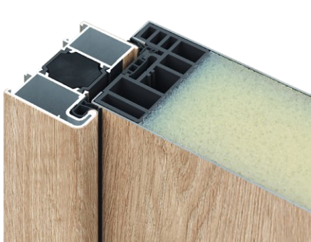 Usa exterior de intrare in casa Porta Thermo - Optimum Energy Glass G.1 Negru [10]