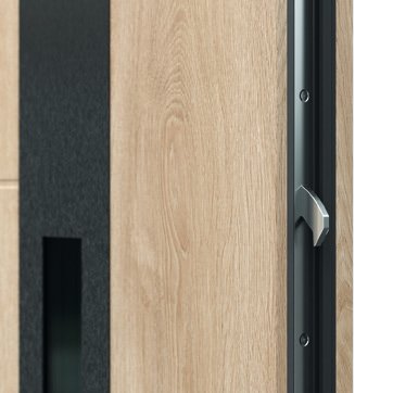 Usa exterior de intrare in casa Porta Thermo - Standard - Model Glass G.2 Antracit Structurat [4]