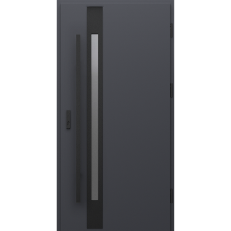 Usi de intrare in casa - Usa exterior de intrare in casa Porta Thermo - Standard - Model Glass G.2 Antracit Structurat