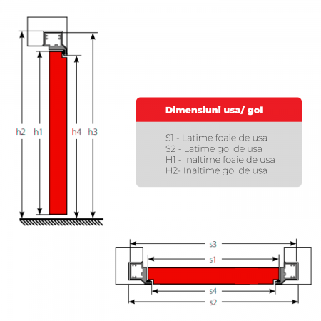 Pachet 10 x Usa Filomuro MIMESIS 365 - Usa cu toc ascuns / invizibil [6]