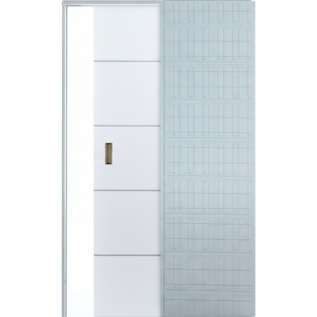 Usi de interior - Usa glisanta cu model HDF incastrata in perete - Colectia ORIZONT 3.5