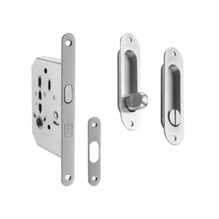 Usa glisanta cu model HDF incastrata in perete - Colectia VINTAGE 5.5 [6]