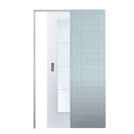 Usi frantuzesti - Usa glisanta cu model HDF incastrata in perete - Colectia VINTAGE 5.4