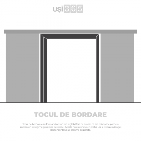 Usa glisanta dubla HDF aplicata pe perete - Colectia QUADRAT 4.4 [2]