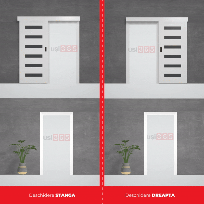 Usa glisanta plina din HDF aplicata pe perete - Colectia Norma- Model simplu - Casmir Mat [4]