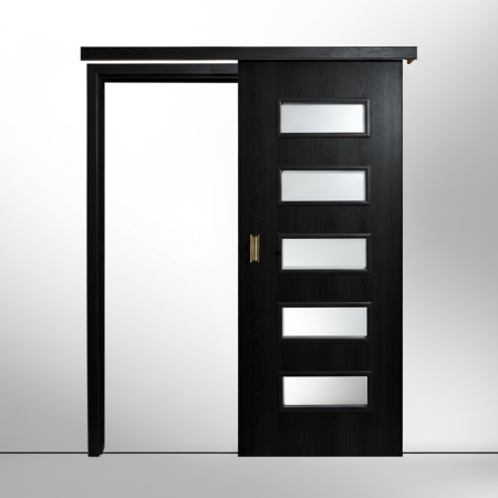 Usi glisante aplicate pe perete - Usa glisanta HDF aplicata pe perete - Colectia ELIAS 4.5