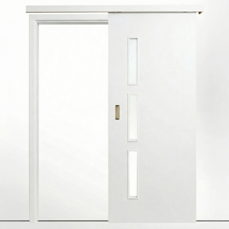 Usi Glisante - Usa glisanta HDF aplicata pe perete - Colectia INFINIT 4.2