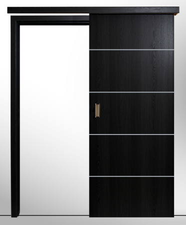 Usi Glisante - Usa glisanta HDF aplicata pe perete - Colectia ORIZONT 3.5