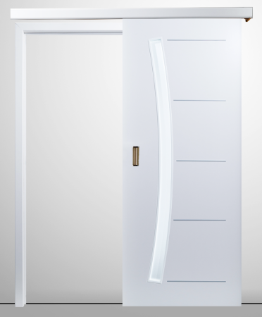 Usi Glisante - Usa glisanta HDF aplicata pe perete - Colectia PROGRESS 1.1