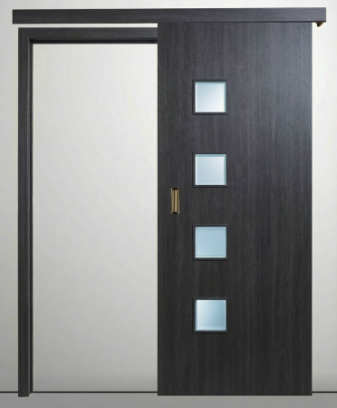 Usa glisanta HDF aplicata pe perete - Colectia QUADRAT 4.4 [0]