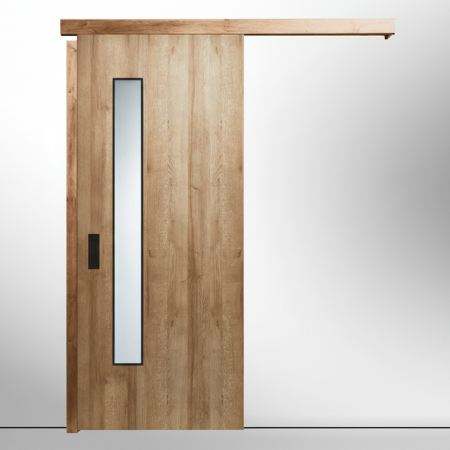 Usa glisanta HDF aplicata pe perete - Colectia STENOIR 7.6 [0]