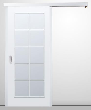 Usa glisanta HDF aplicata pe perete PORTA Decor model C [1]