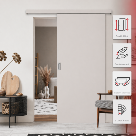 Usa glisanta plina din HDF aplicata pe perete - Colectia Norma- Model simplu - Casmir Mat [0]